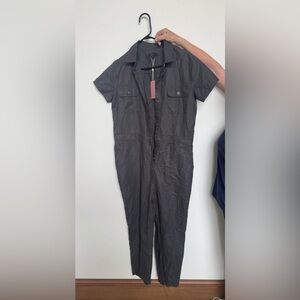 • Quince Short-Sleeve Jumpsuit •